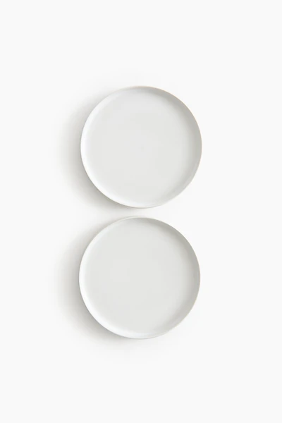 2-Pack Medium-Sized Stoneware Plates