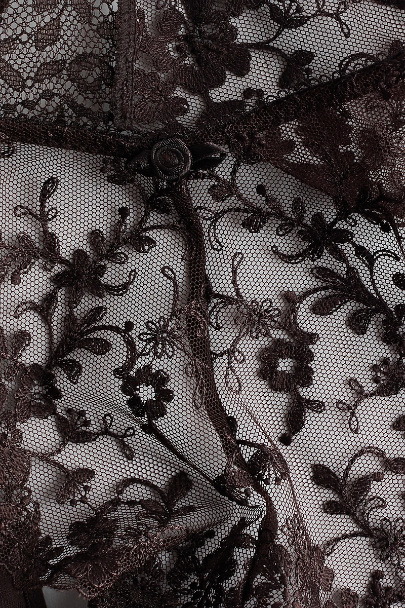 Culotte Tanga brodée