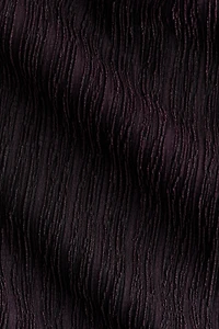 Robe froissée à manches papillon