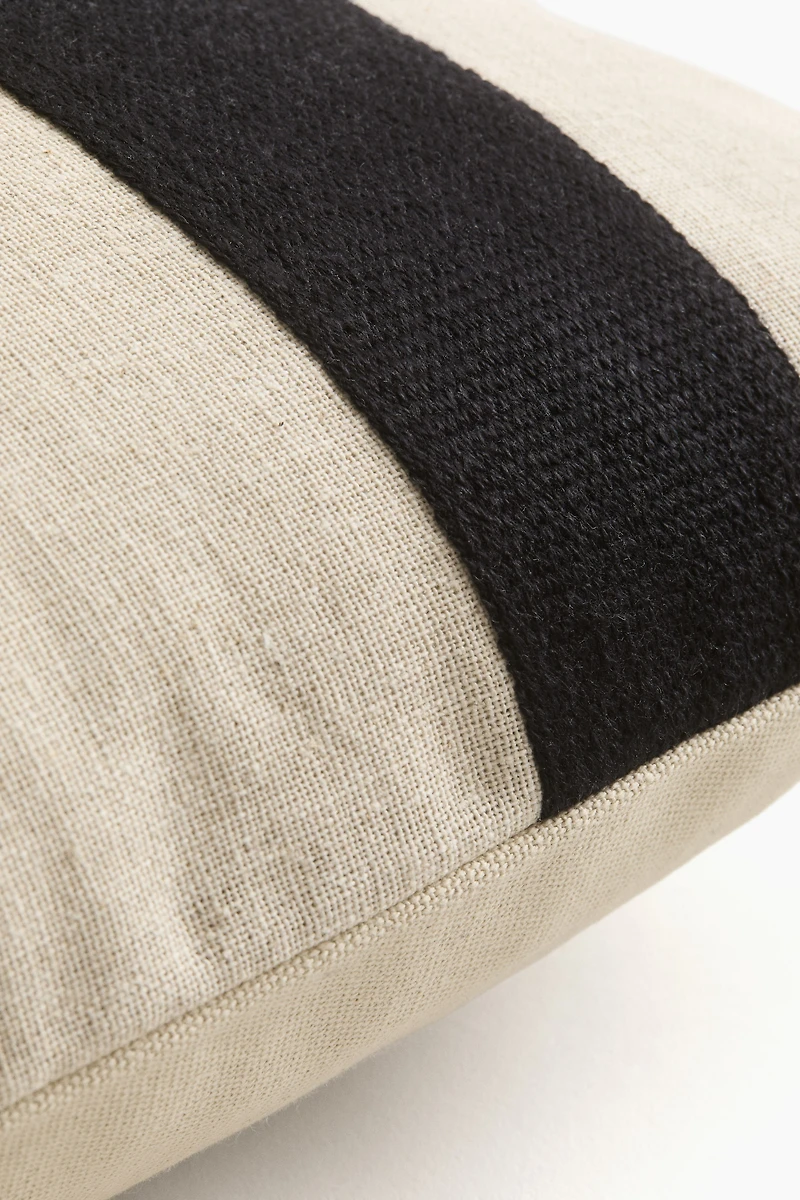 Linen-Blend Cushion Cover