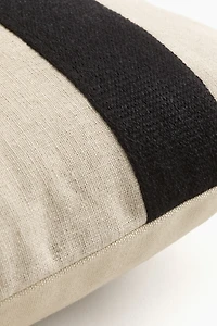 Linen-Blend Cushion Cover