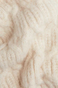Cable-Knit Dog Sweater