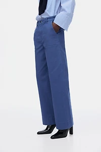 Cotton Canvas Pants