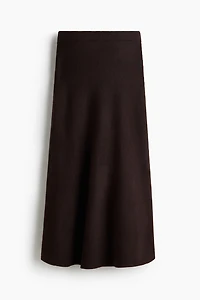 Jupe évasée en tricot