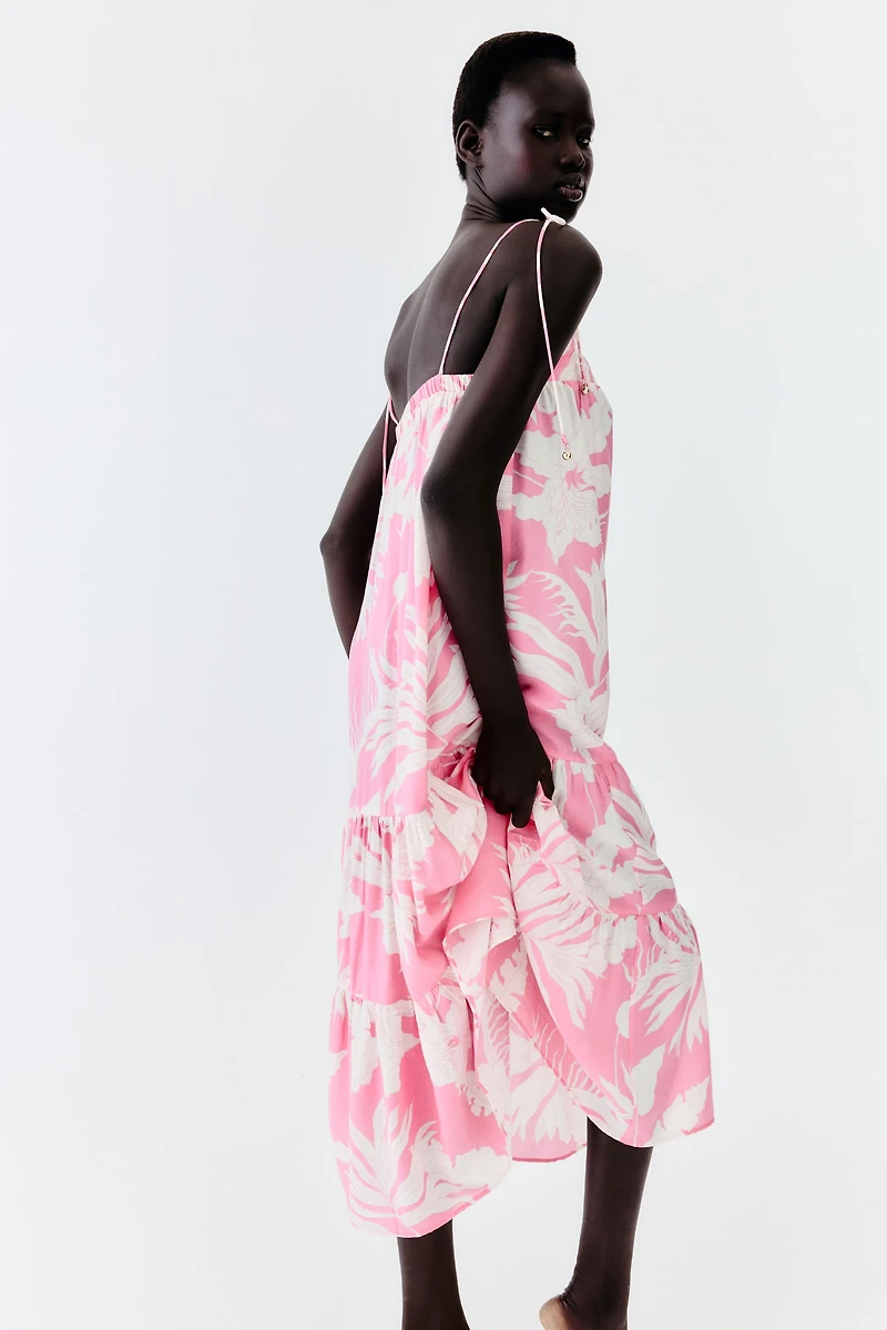 Tie-Strap Maxi Dress