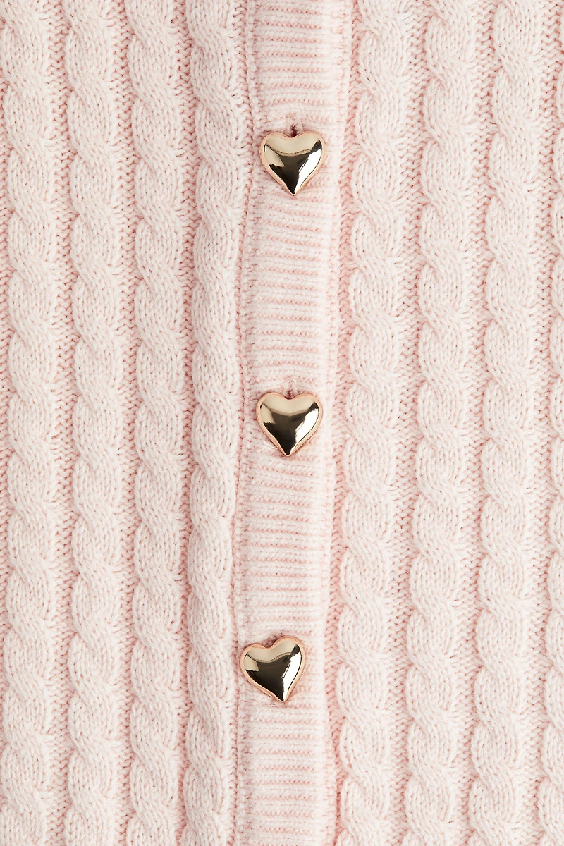 Cable-Knit Cardigan