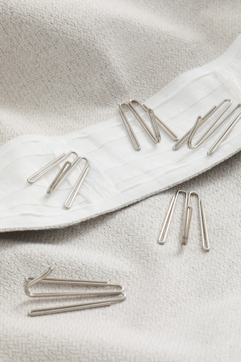 2-Pack Blackout Herringbone Curtain Panels