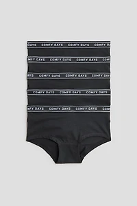5-Pack Cotton Hipster Briefs