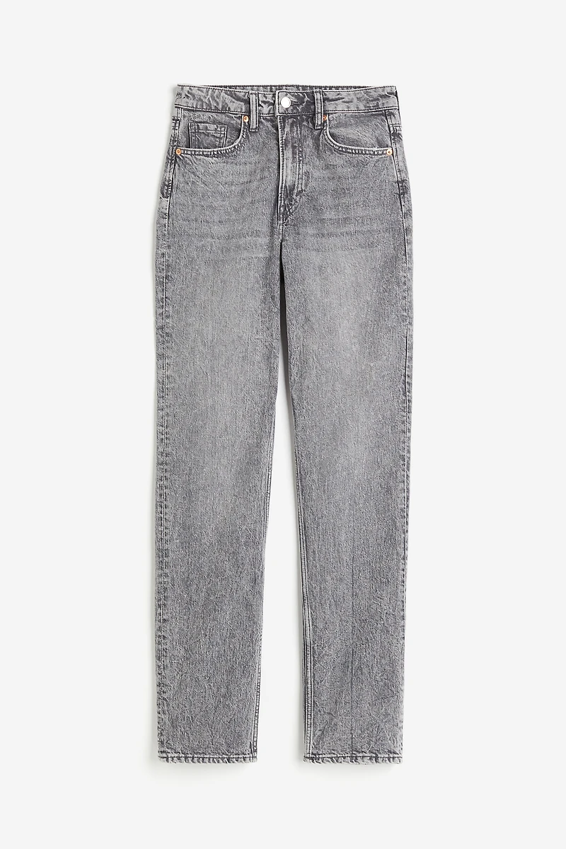 High Rise Slim Straight Leg Jeans