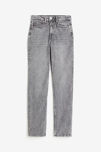 High Rise Slim Straight Leg Jeans