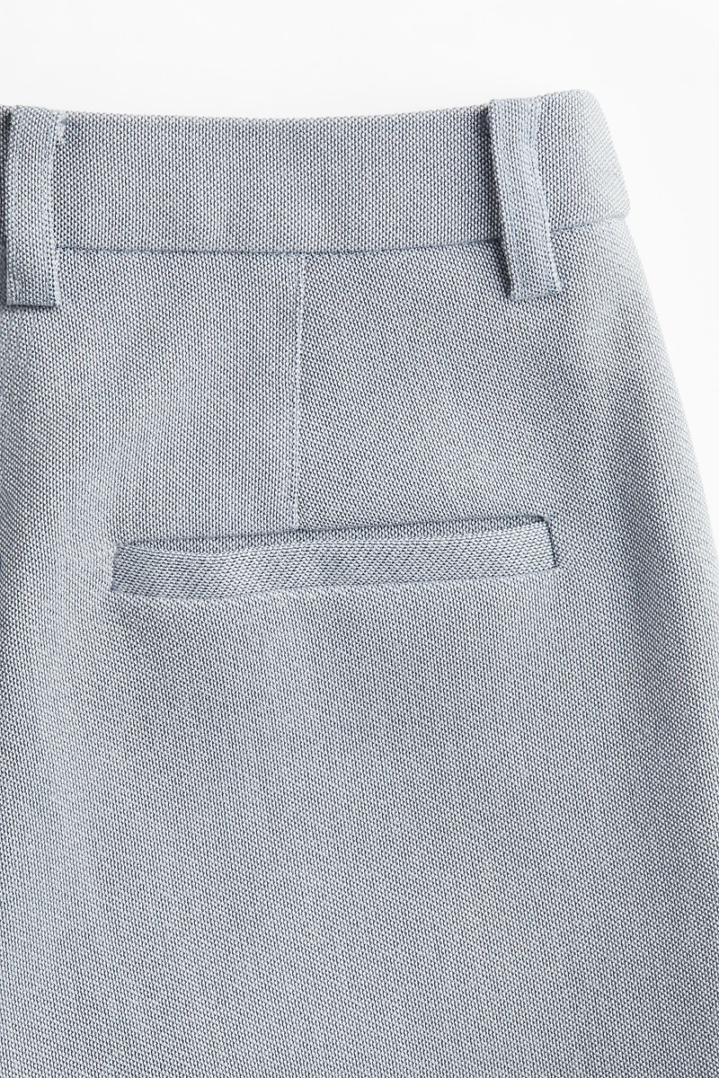 Pantalon sur mesure à jambes semi-évasées