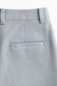 Pantalon sur mesure à jambes semi-évasées