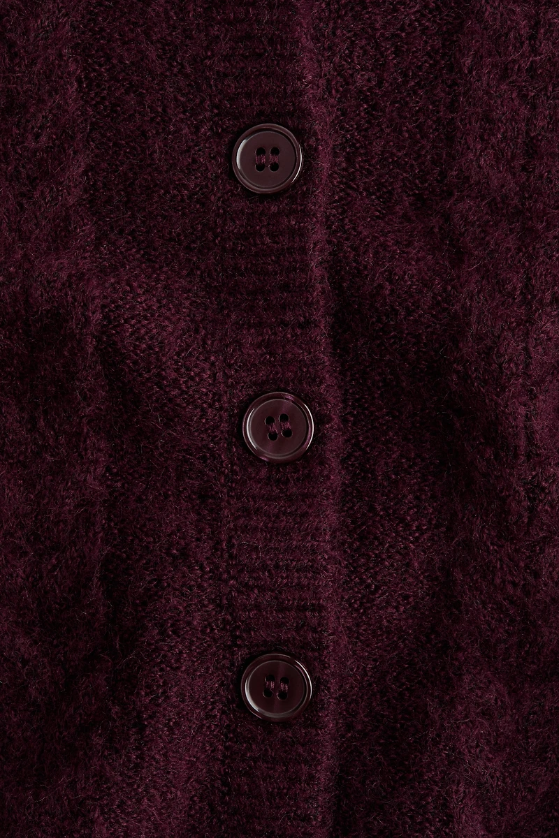 Cable-Knit Cardigan