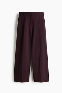 Pantalon habillé à jambes larges