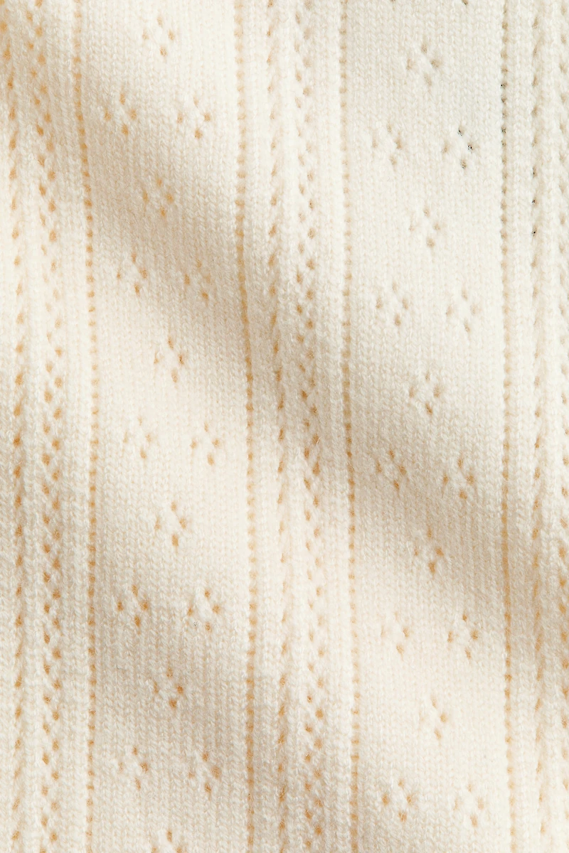 Pointelle-Knit Viscose-Blend Top