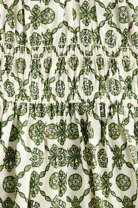 Robe en coton avec jupe évasée