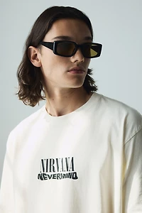 Loose Fit Vintage-Look Printed T-Shirt