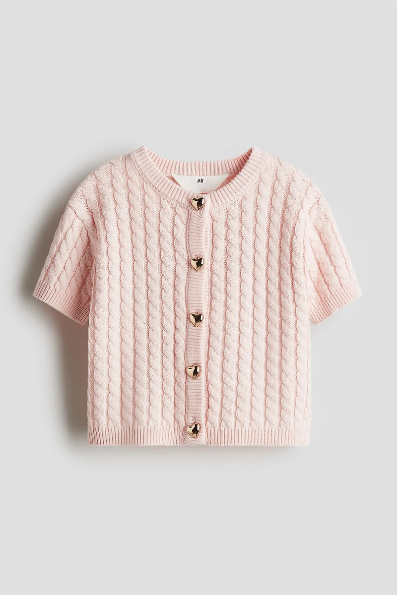 Cable-Knit Cardigan