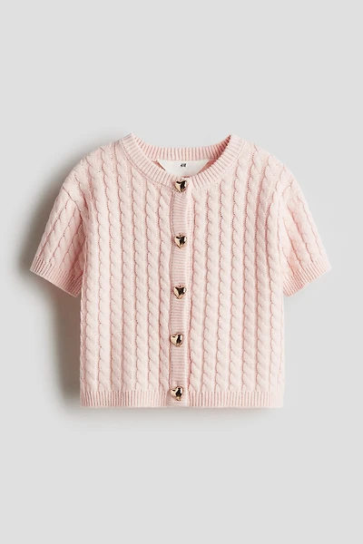 Cable-Knit Cardigan