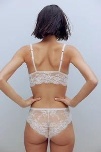 Lot de 2 culottes garçonnes en dentelle