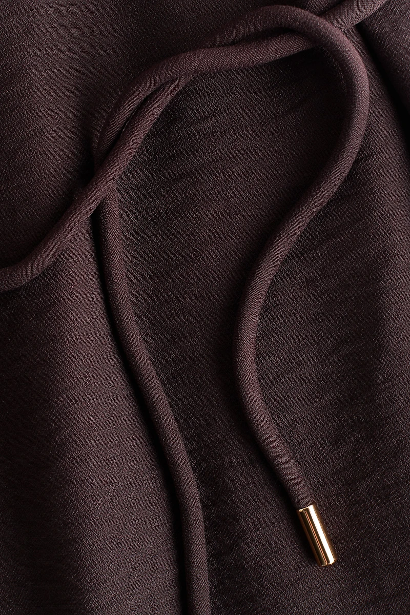 Tie-Detail Tunic Dress