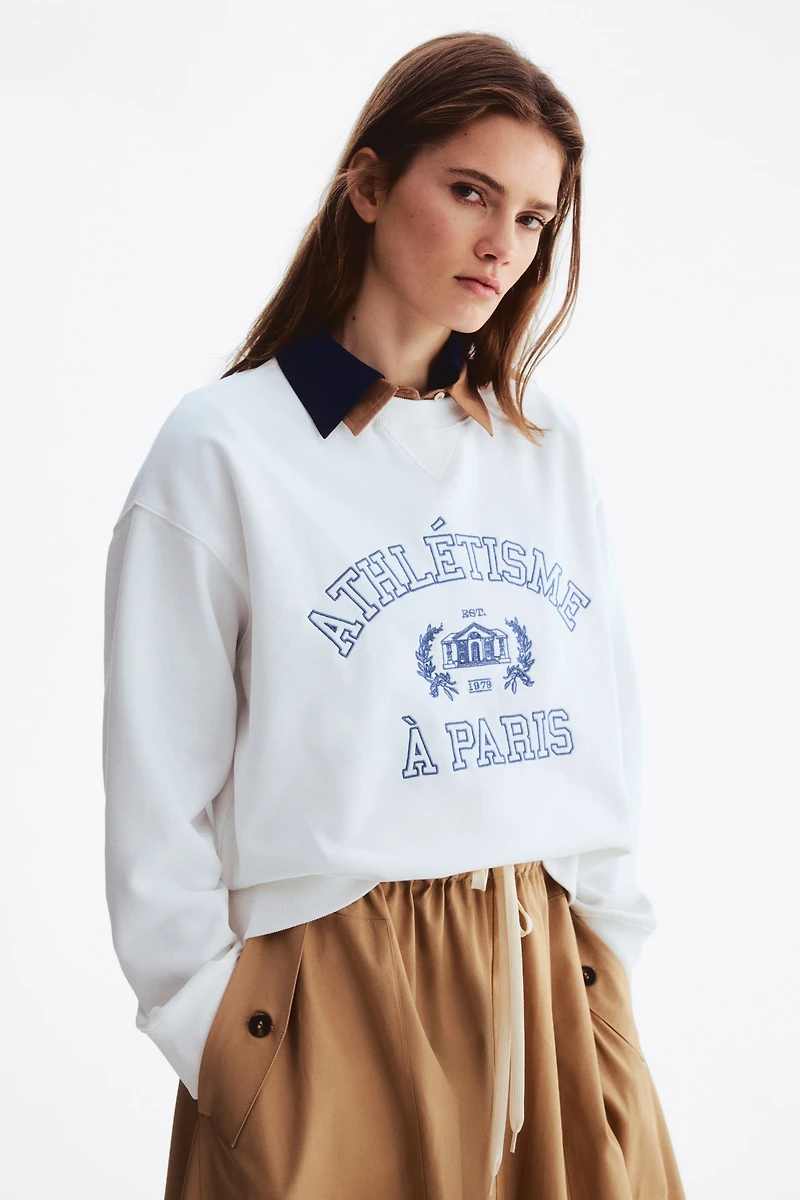 Sweatshirt with Motif