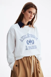 Sweatshirt with Motif