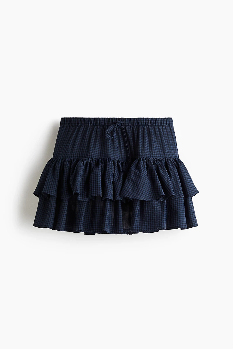 Tiered Drawstring Skirt