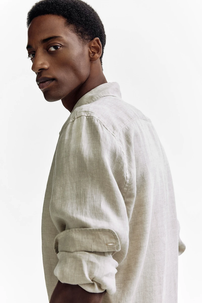 Chemise classique en lin