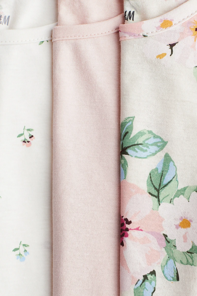 Lot de 3 hauts en coton