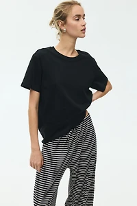 Ribbed Drawstring Pants