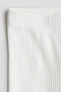 Ribbed Cotton Leggings
