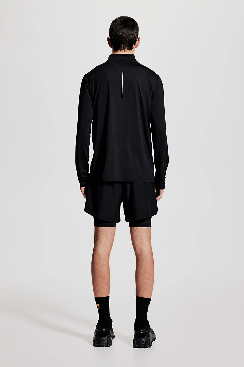 Regular-Fit Half-Zip Sports Shirt with DryMove™