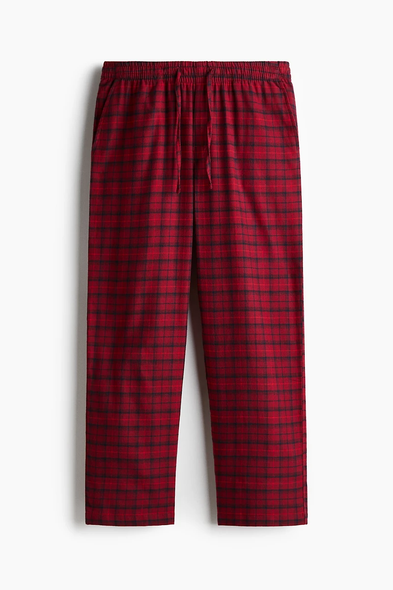 Relaxed-Fit Flannel Pants