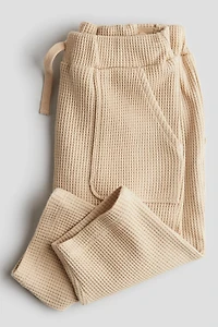 Pantalon de jogging en coton gaufré