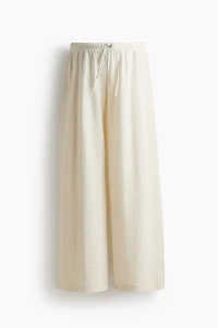 MAMA Lace-Look Jersey Pants