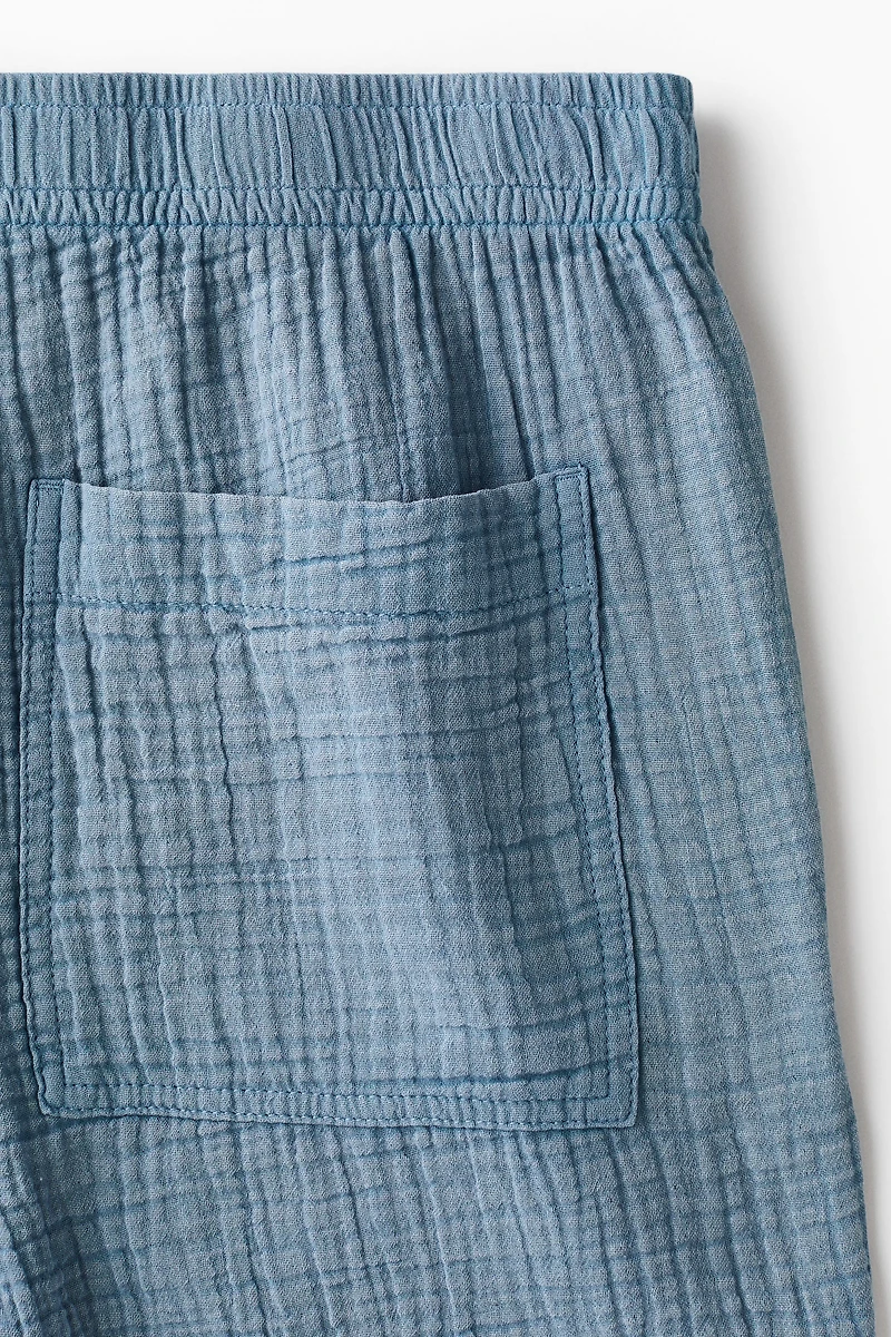 Short en mousseline décontracté