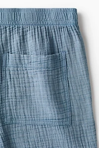 Short en mousseline décontracté