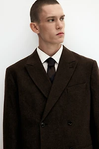 Relaxed-Fit Double-Breasted Jacket