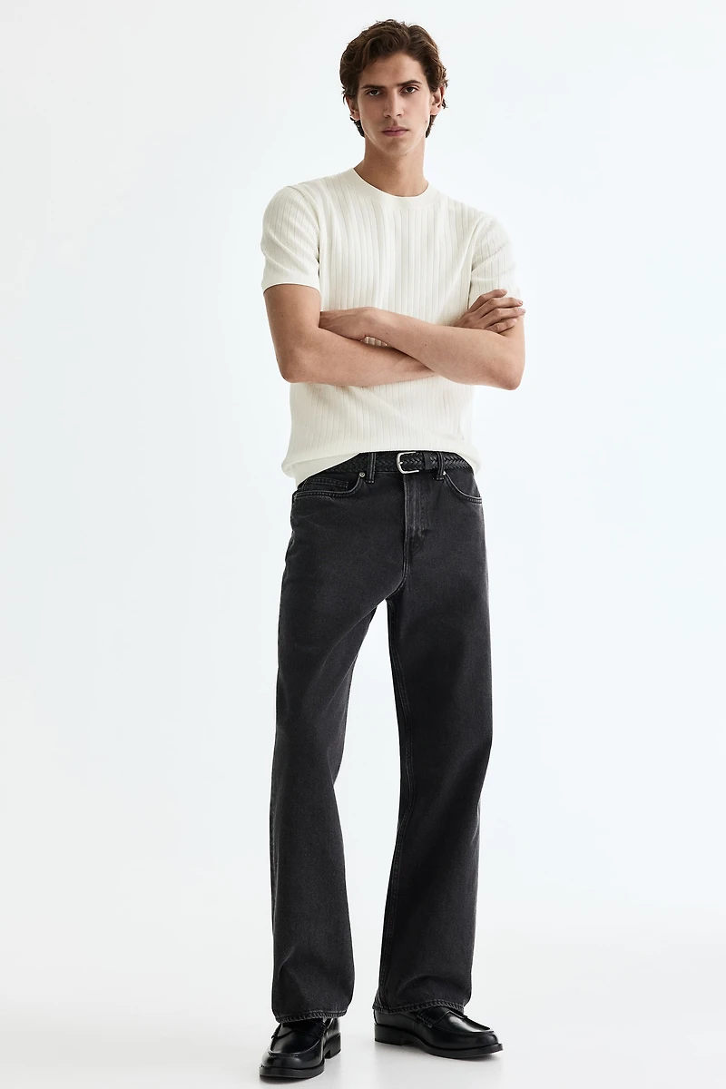 Slim-Fit Knit T-Shirt