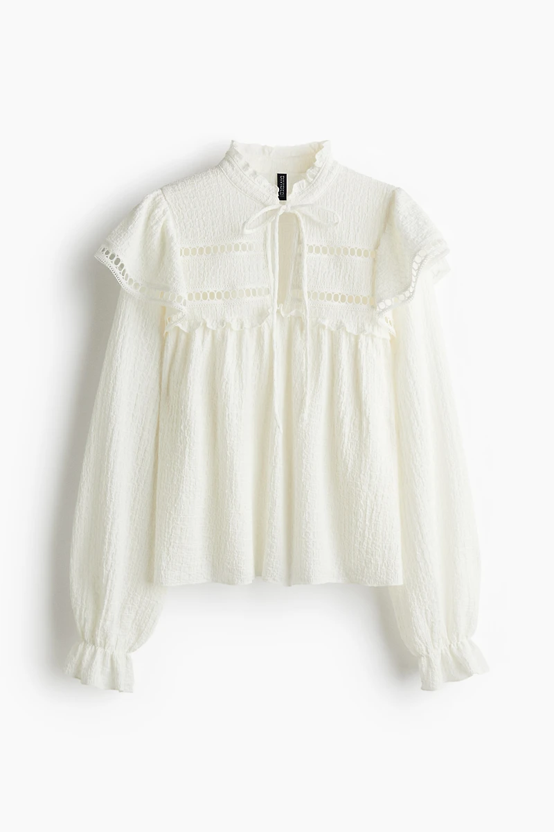 Textured Jersey Blouse