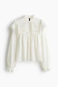 Textured Jersey Blouse