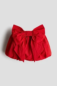 Bow-Detail Balloon Skirt