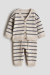 2-Piece Fine-Knit Cotton Set