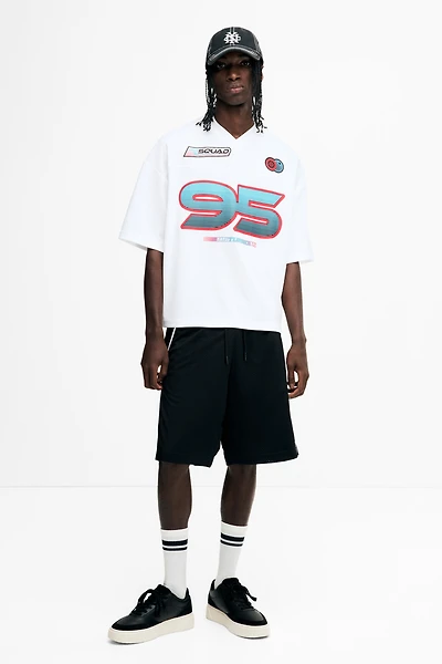 Relaxed-Fit Mesh Shorts