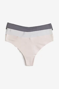 3-pack Invisible Thong Briefs