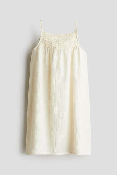 Smocked Strappy Dress