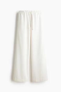Wide-Cut Paper-Bag Pants