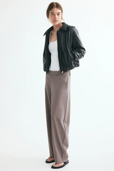 Dressy Barrel-Leg Pants