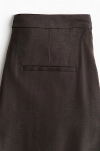 Wrap-Detail Balloon-Leg Pants